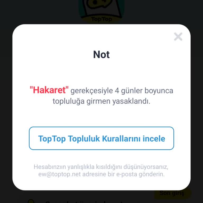 Haksız Ban Ve Hesap Güvenliği Sorunu