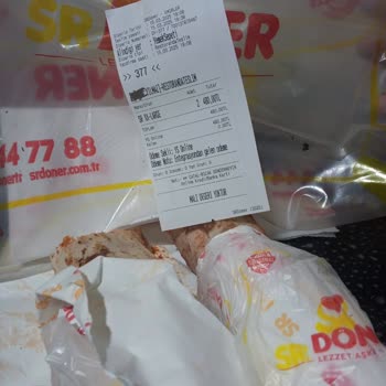 Bozuk Ürün Ve İlgisiz Müşteri Hizmetleri: Sr Döner Ve Yemek Sepeti Hayal Kırıklığı