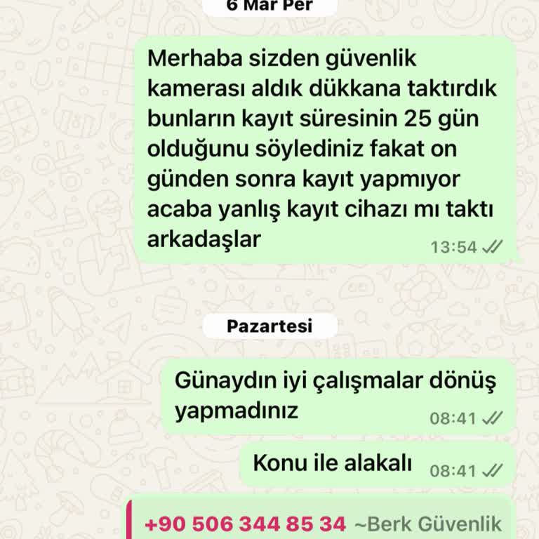 Kamera Sistemi Kurulumunda Hayal Kırıklığı Ve İletişimsizlik