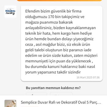 Yanlış Ürün Gönderimi Ve Güvensiz Satıcı Deneyimi