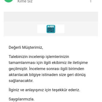 A101 Para İadesi Sorunu Ve Gecikme