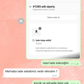 Geç Gelen Yanlış Ürün Ve Bitmeyen İade Çilesi