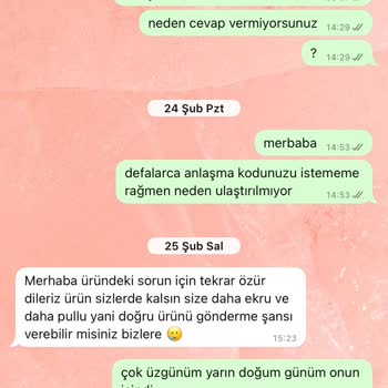 Geç Gelen Yanlış Ürün Ve Bitmeyen İade Çilesi