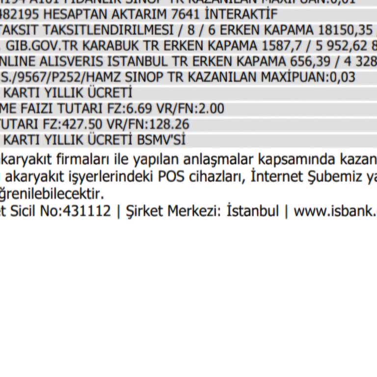 Yıllık Kredi Kartı Aidatının Haksız Tahsili