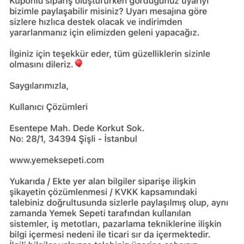 Kupon İadesi Ve Yanlış Sipariş Sorunu