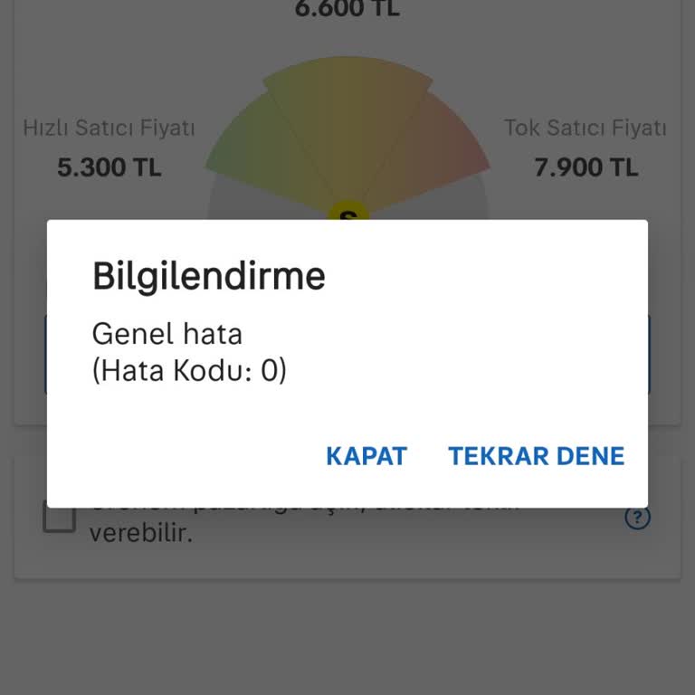 Sahibinden İlan Verme Sorunu Ve Hata Kodu 0