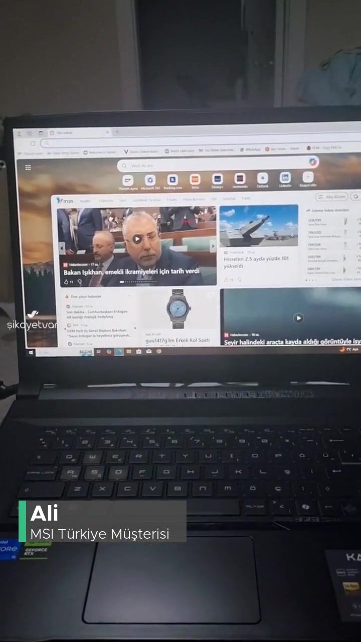 MSI Türkiye Yetkili Servis Arızalı Cihaza Normal Diyor! videonun kapak resmi
