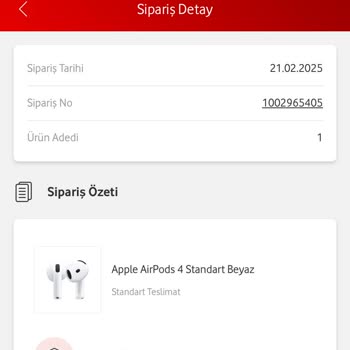 Vodafone'dan İptal Edilen Kulaklık Siparişi Ve Fatura Sorunu