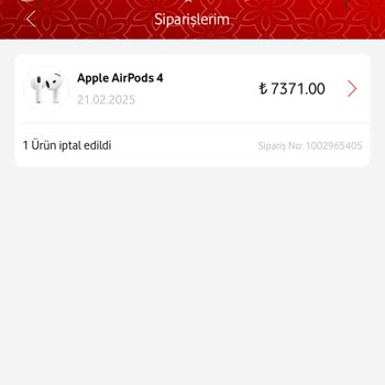 Vodafone'dan İptal Edilen Kulaklık Siparişi Ve Fatura Sorunu