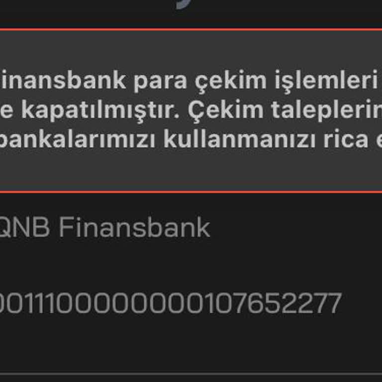Para Çekme Sorunu Ve Müşteri Mağduriyeti