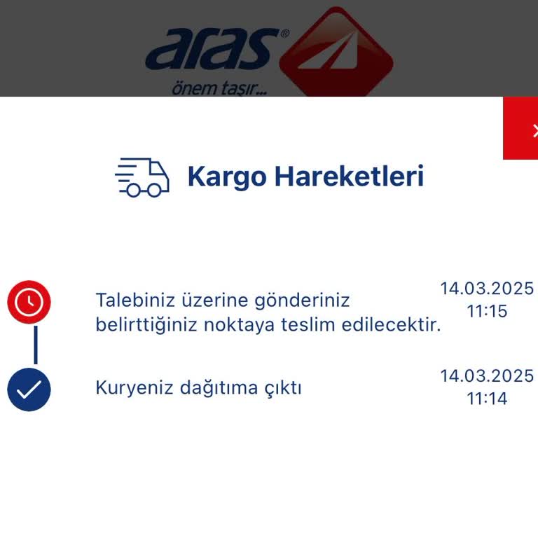 Aras Kargo Teslimat Gecikmesiyle Mağduriyet Yaşatıyor