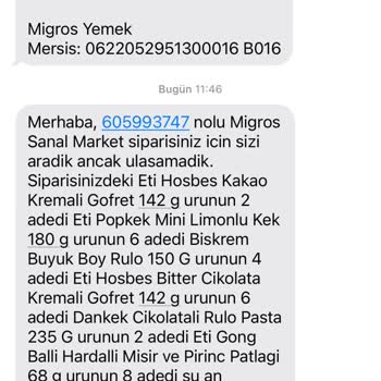 Migros'ta Teslimat Ve Stok Sorunu