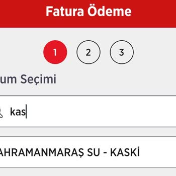 TEB Mobil Yanlış Su Faturası Ödemesi