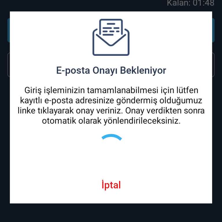 Bitexen Uygulamasında Giriş Sorunu