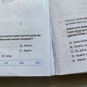 Paraf Yayınları Biyoloji Kitabında Beklenmedik Kalite Sorunu