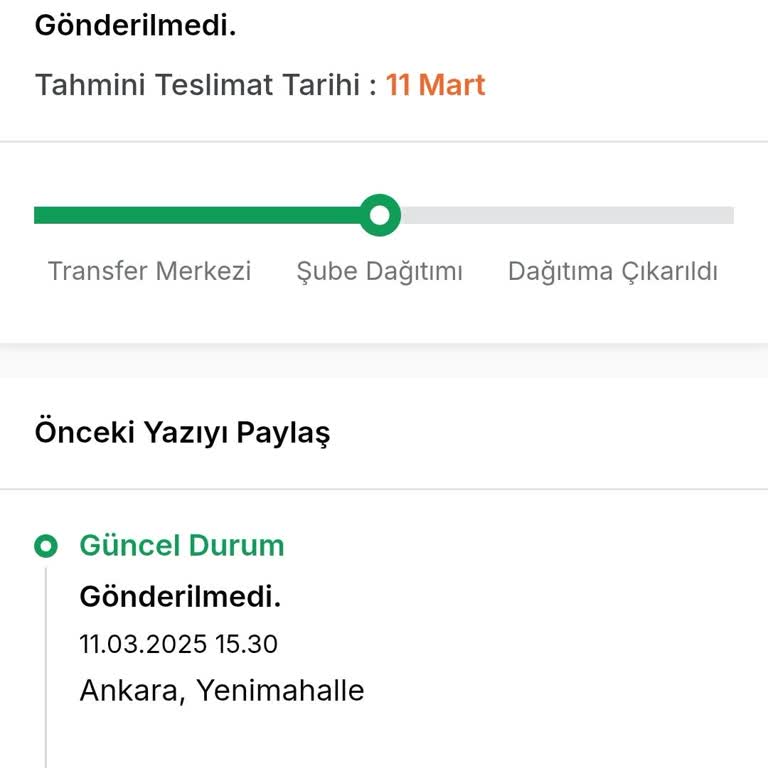 Kolay Gelsin Kargo Teslimatındaki Gecikme
