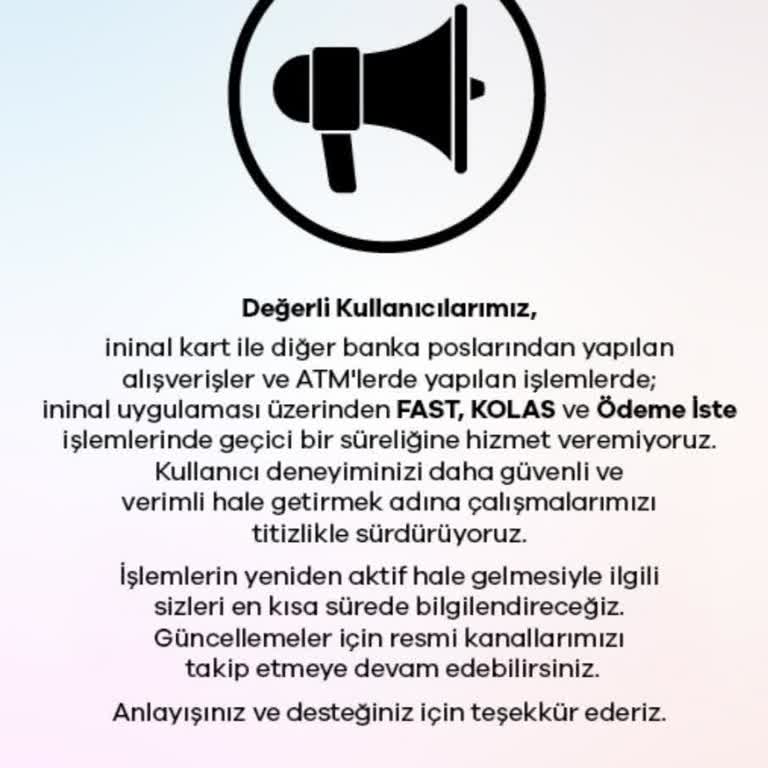 İninal Kart İle Ödeme Sorunu: Şok Market Yüklemesi Sonrası Engel