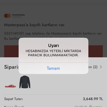 Boyner'de Hopi Paracıkları Kullanım Sorunu