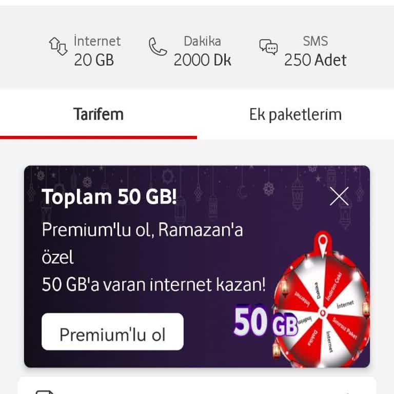 Vodafone Yanlış Tarifeye Geçiş Ve Eksik Bilgilendirme!