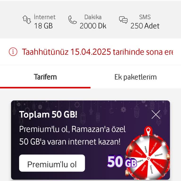 Vodafone'dan Emeklilere Uygun Fiyat Talebi