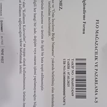 FLO Ayakkabının Hızla Yıpranması Ve İade Sorunu