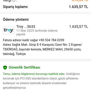 Temu Siparişim Ulaşmıyor Ve İletişim Kurulamıyor