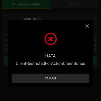 Güvenilmez Çark Ve İptal Edilen Bonuslar