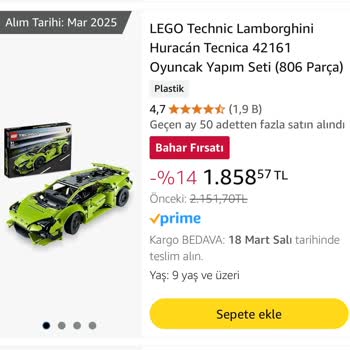 Lego Alışverişinde İndirim Sonrası Fiyat Farkı Sorunu