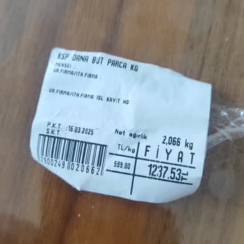 Et Alırken Yağ Sürprizi: Müşteri Şikayeti