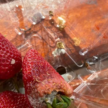 Migros Marketten Alınan Çileklerin Küflü Çıkması