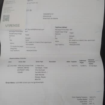 Vivense Müşteri Hizmetleri Ve Kalite Sorunu