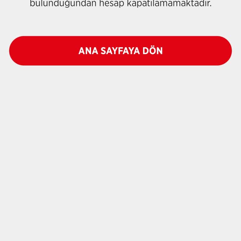 Ziraat Mobil Uygulamasında Hesap Kapatma Sorunu