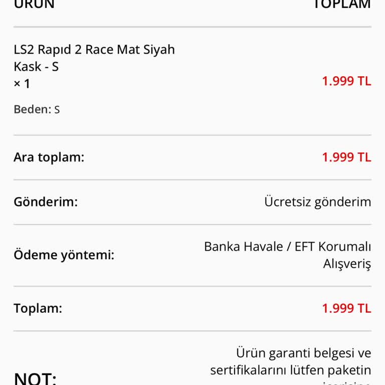 Otogarajmarket Kask Siparişi Kabusu: Ürün Yok, İade Yok!