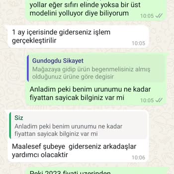 Renk Değişimi Ve Müşteri Hizmetleri Fiyaskosu
