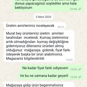 Renk Değişimi Ve Müşteri Hizmetleri Fiyaskosu