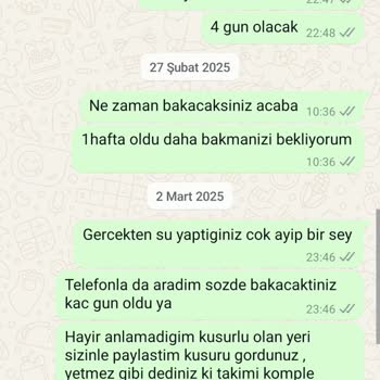 Renk Değişimi Ve Müşteri Hizmetleri Fiyaskosu