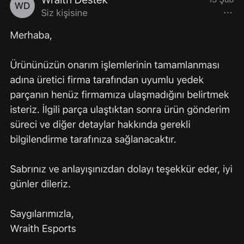 Garanti Kapsamında Olmayan Ücretli Onarım Ve Uzayan Bekleme Süresi