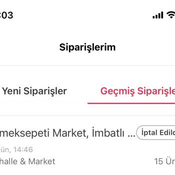 Yemeksepeti'nde İletişim Ve İade Sorunu