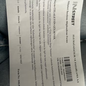 Reebok Ayakkabıda İç Astar Yırtılması Ve Müşteri Hizmetleri Sorunu