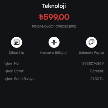 Hatalı İşlem Nedeniyle 600 TL İade Talebi