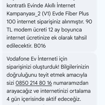 Vodafone Net Ev İnternetinde 21 Günlük Bekleyiş