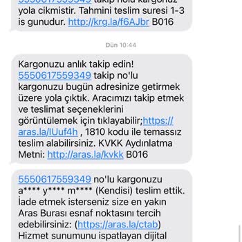 Aras Kargo Bursa Şubesinde Sürekli Yaşanan Teslimat Sorunları
