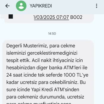 ATM'lerden Para Çekememe Sorunu