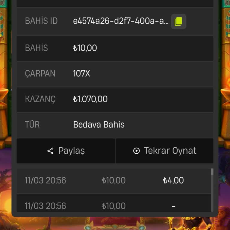 Bekleyen FreeSpin Kazancı