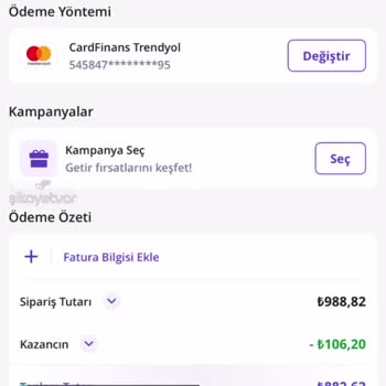 Getir Değişen Sepet Tutarı!