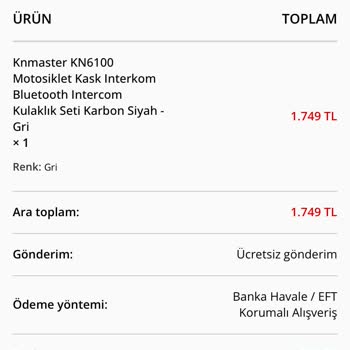İnterkom Siparişimde İletişim Sorunu Ve İade Belirsizliği