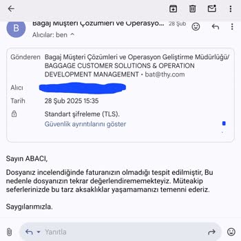 Hasarlı Valiz Ve Yetersiz Tazminat Teklifi