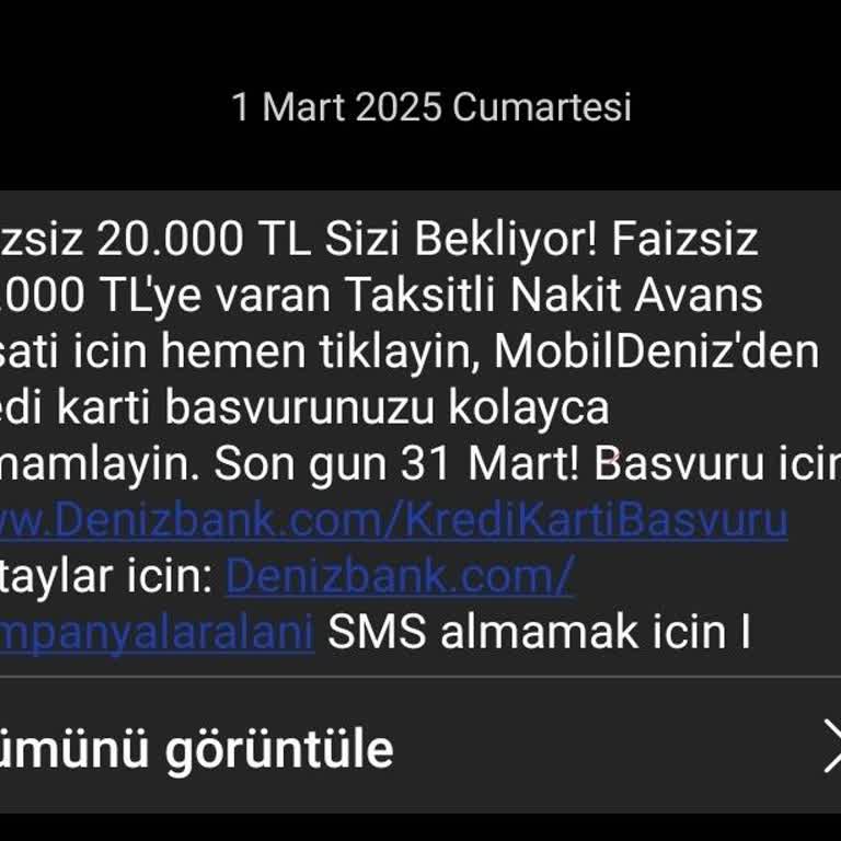 Faizsiz Avans Vaadi Ve Müşteri Hizmetleri Hayal Kırıklığı