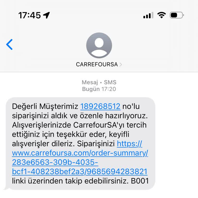 Carrefour SA Keyfi Sipariş İptalleriyle Müşteri Mağduriyeti