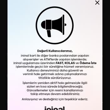 İninal Kart Satın Alma Sorunları